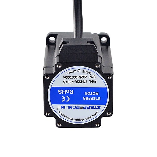 Nema 17 Bipolar 1.8deg 79Ncm(111.896oz.in) 2.3A 42x42x67mm 4 Wires - 17HS26-2304S | StepperOnline CA
