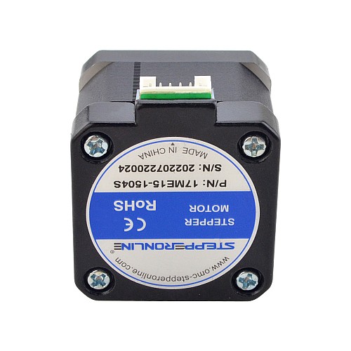E Series Nema 17 Bipolar 0.9deg 30Ncm(42.48oz.in) 1.5A 42x42x38mm 4 Wires - 17ME15-1504S | StepperOnline CA