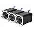 3PCS Nema 17 Bipolar 1.8deg 65Ncm(92oz.in) 2.1A 42x42x60mm 4 Wires