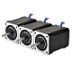 3PCS Nema 17 Bipolar 1.8deg 65Ncm(92oz.in) 2.1A 42x42x60mm 4 Wires - 3-17HS24-2104S | StepperOnline CA 3PCS Nema 17 Bipolar 1.8deg 65Ncm(92oz.in) 2.1A 42x42x60mm 4 Wires - 3-17HS24-2104S | StepperOnline CA