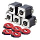 5pcs E Series Nema 17 Bipolar 55Ncm(77.88oz.in) 2A 42x42x48mm 4 Wires w/ 1m Cable & Connector - 5-17HE19-2004S | StepperOnline CA