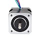 Dual Shaft Nema 17 Bipolar 1.8deg 22Ncm(31.15oz.in) 1.33A 42x42x34mm 4 Wires - 17HS13-1334D | StepperOnline CA