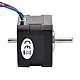 Dual Shaft Nema 17 Bipolar 1.8deg 26Ncm(36.82oz.in) 0.4A 42x42x34mm 4 Wires - 17HS13-0404D | StepperOnline CA Dual Shaft Nema 17 Bipolar 1.8deg 26Ncm(36.82oz.in) 0.4A 42x42x34mm 4 Wires - 17HS13-0404D | StepperOnline CA