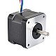 Dual Shaft Nema 17 Unipolar 0.9deg 16Ncm(22.66oz.in) 0.3A 42x42x34mm 6 Wires - 17HM13-0316D | StepperOnline CA Dual Shaft Nema 17 Unipolar 0.9deg 16Ncm(22.66oz.in) 0.3A 42x42x34mm 6 Wires - 17HM13-0316D | StepperOnline CA