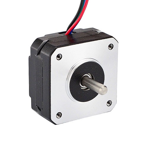 Nema 17 Bipolar 0.9deg 11Ncm(15.58oz.in) 1.2A 42x42x21mm 4 Wires - 17HM08-1204S | StepperOnline CA