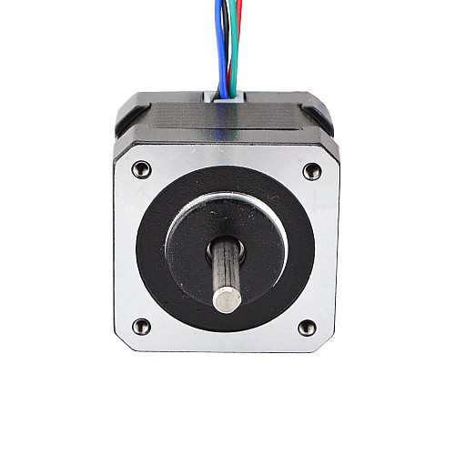 Nema 17 Bipolar 1.8deg 26Ncm(36.82oz.in) 0.4A 42x42x34mm 4 Wires - 17HS13-0404S1 | StepperOnline CA