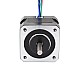 Nema 17 Bipolar 1.8deg 26Ncm(36.82oz.in) 0.4A 42x42x34mm 4 Wires - 17HS13-0404S1 | StepperOnline CA