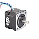 Nema 17 Bipolar 1.8deg 26Ncm(36.82oz.in) 0.4A 42x42x34mm 4 Wires - 17HS13-0404S1 | StepperOnline CA