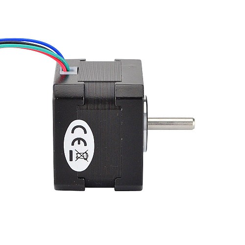 Nema 17 Bipolar 1.8deg 26Ncm(36.82oz.in) 0.4A 42x42x34mm 4 Wires - 17HS13-0404S1 | StepperOnline CA