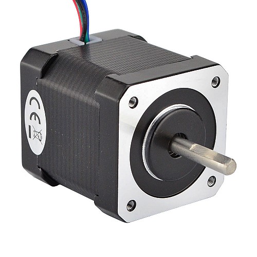 Nema 17 Bipolar 1.8deg 44Ncm(62.3oz.in) 0.85A 42x42x48mm 4 Wires - 17HS19-0854S | StepperOnline CA