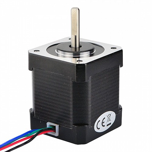 Nema 17 Bipolar 1.8deg 44Ncm(62.3oz.in) 0.85A 42x42x48mm 4 Wires - 17HS19-0854S | StepperOnline CA