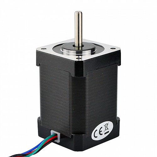 Nema 17 Bipolar 1.8deg 60Ncm(84.97oz.in) 0.64A 42x42x60mm 4 Wires - 17HS24-0644S | StepperOnline CA