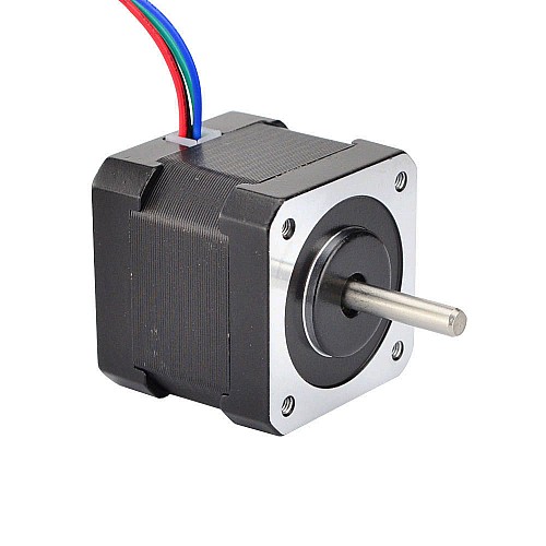 Nema 17 Bipolar 45Ncm(63.74oz.in) 2A 42x42x40mm 4 Wires w/ 1m Cable & Connector - 17HS16-2004S1 | StepperOnline CA Nema 17 Bipolar 45Ncm(63.74oz.in) 2A 42x42x40mm 4 Wires w/ 1m Cable & Connector - 17HS16-2004S1 | StepperOnline CA