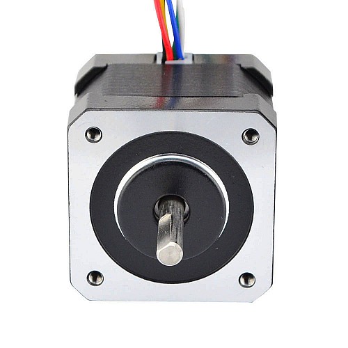 Nema 17 Unipolar 1.8deg 26Ncm(36.82oz.in) 0.4A 42x42x39mm 6 Wires - 17HS15-0406S | StepperOnline CA