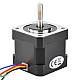 Nema 17 Unipolar 1.8deg 26Ncm(36.82oz.in) 0.4A 42x42x39mm 6 Wires - 17HS15-0406S | StepperOnline CA