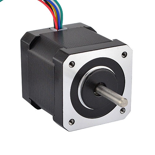 Nema 17 Unipolar 1.8deg 32Ncm(45.3oz.in) 0.4A 42x42x48mm 6 Wires - 17HS19-0406S | StepperOnline CA