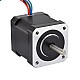 Nema 17 Unipolar 1.8deg 32Ncm(45.3oz.in) 0.4A 42x42x48mm 6 Wires - 17HS19-0406S | StepperOnline CA