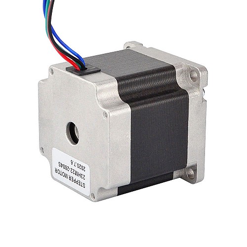Nema 23 Bipolar 0.9deg 1.26Nm(178.4oz.in) 2.8A 57x57x56mm 4 Wires - 23HM22-2804S | StepperOnline CA Nema 23 Bipolar 0.9deg 1.26Nm(178.4oz.in) 2.8A 57x57x56mm 4 Wires - 23HM22-2804S | StepperOnline CA