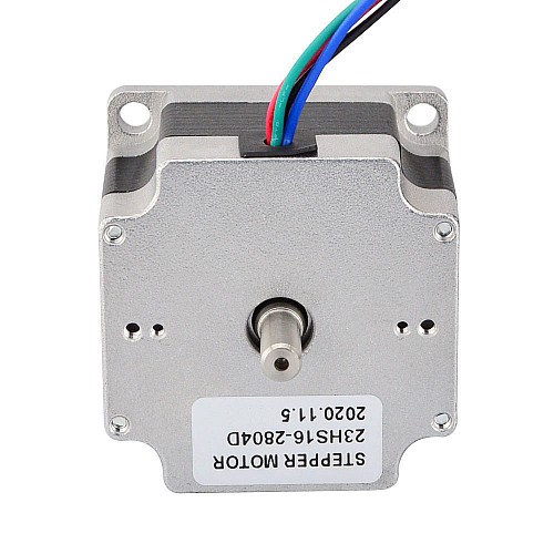 Dual Shaft Nema 23 Bipolar 1.8deg 0.55Nm(77.88oz.in) 2.8A 57x57x41mm 4 Wires - 23HS16-2804D | StepperOnline CA