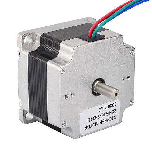 Dual Shaft Nema 23 Bipolar 1.8deg 0.55Nm(77.88oz.in) 2.8A 57x57x41mm 4 Wires - 23HS16-2804D | StepperOnline CA