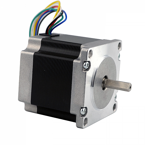 Nema 23 unipolar 1.8deg 0.6Nm(84.97oz.in) 0.44A 11.88V 57x57x54mm 6 wires - 23HS21-0446S | StepperOnline CA