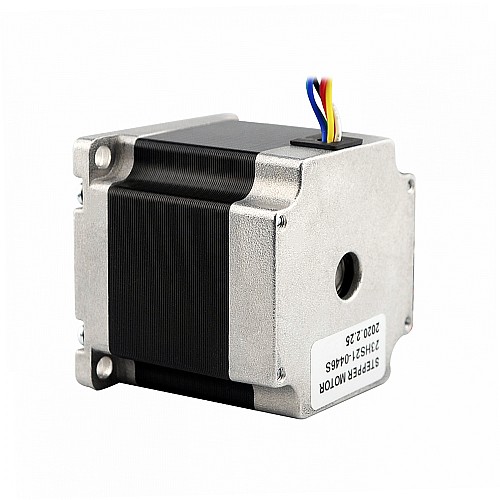 Nema 23 unipolar 1.8deg 0.6Nm(84.97oz.in) 0.44A 11.88V 57x57x54mm 6 wires - 23HS21-0446S | StepperOnline CA