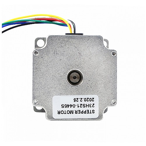 Nema 23 unipolar 1.8deg 0.6Nm(84.97oz.in) 0.44A 11.88V 57x57x54mm 6 wires - 23HS21-0446S | StepperOnline CA