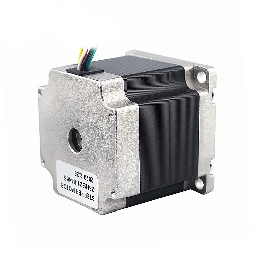 Nema 23 unipolar 1.8deg 0.6Nm(84.97oz.in) 0.44A 11.88V 57x57x54mm 6 wires - 23HS21-0446S | StepperOnline CA