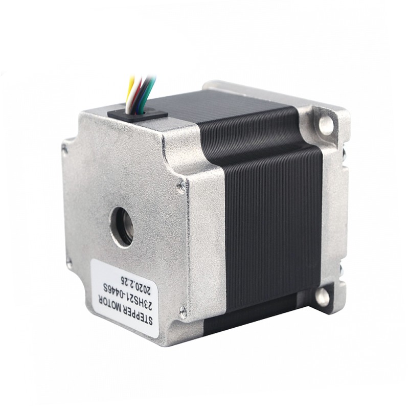 Nema 23 unipolar 1.8deg 0.6Nm(84.97oz.in) 0.44A 11.88V 57x57x54mm 6 wires - 23HS21-0446S | StepperOnline CA