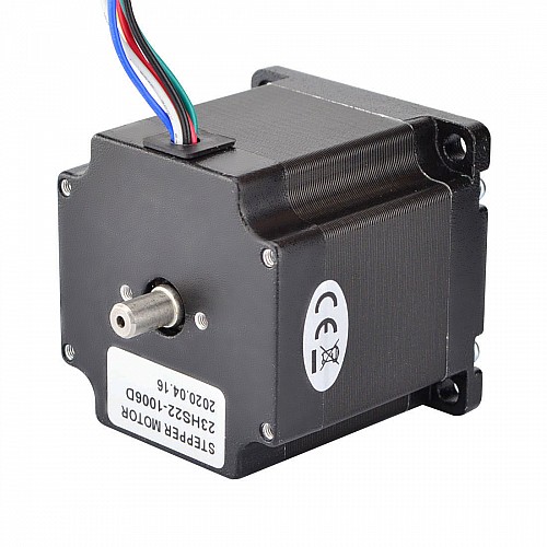 Dual Shaft Nema 23 Unipolar 1.8deg 90Ncm(127.5oz.in) 1A 57x57x56mm 6 Wires - 23HS22-1006D | StepperOnline CA