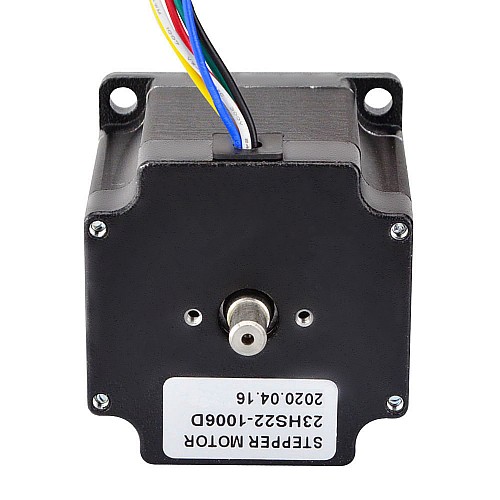 Dual Shaft Nema 23 Unipolar 1.8deg 90Ncm(127.5oz.in) 1A 57x57x56mm 6 Wires - 23HS22-1006D | StepperOnline CA