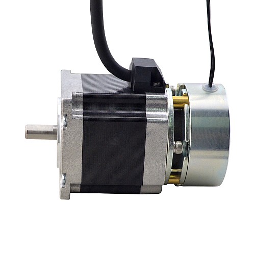 Nema 23 Stepper 1.26Nm(178oz.in) w/ Brake Friction Torque 2.0Nm(283oz.in) - 23HS22-2804D-B200 | StepperOnline CA