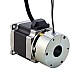 Nema 23 Stepper 1.26Nm(178oz.in) w/ Brake Friction Torque 2.0Nm(283oz.in) - 23HS22-2804D-B200 | StepperOnline CA
