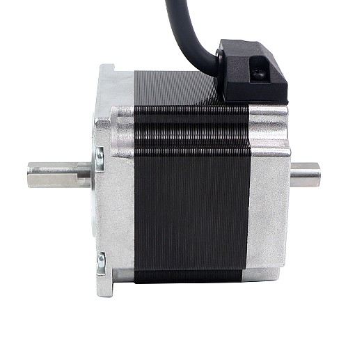 Dual Shaft Nema 23 Bipolar 1.2Nm(169.9oz.in) 2.8A 57x57x56mm 4 Wires - 23HS22-2804D | StepperOnline CA
