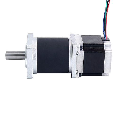 Nema 23 Stepper Motor L=55mm Gear Ratio 100:1 High Precision Planetary Gearbox - 23HS22-2804S-HG100 | StepperOnline CA