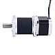 Nema 23 Stepper Motor L=55mm Gear Ratio 100:1 High Precision Planetary Gearbox - 23HS22-2804S-HG100 | StepperOnline CA