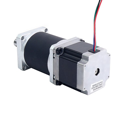 Nema 23 Stepper Motor L=55mm Gear Ratio 100:1 High Precision Planetary Gearbox - 23HS22-2804S-HG100 | StepperOnline CA
