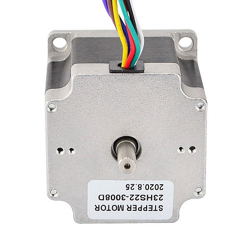 Dual Shaft Nema 23 Uni/Bipolar 1.8deg 1.26Nm(178.4oz.in) 3A 57x57x56mm 8 Wires - 23HS22-3008D | StepperOnline CA Dual Shaft Nema 23 Uni/Bipolar 1.8deg 1.26Nm(178.4oz.in) 3A 57x57x56mm 8 Wires - 23HS22-3008D | StepperOnline CA