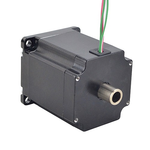 Dual Shaft Nema 23 Hollow Shaft Stepper Motor Bipolar 1.45Nm(205.38oz.in) 2.0A 57x57x65mm - 23HS26-2004H | StepperOnline CA