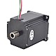 Dual Shaft Nema 23 Hollow Shaft Stepper Motor Bipolar 1.45Nm(205.38oz.in) 2.0A 57x57x65mm - 23HS26-2004H | StepperOnline CA