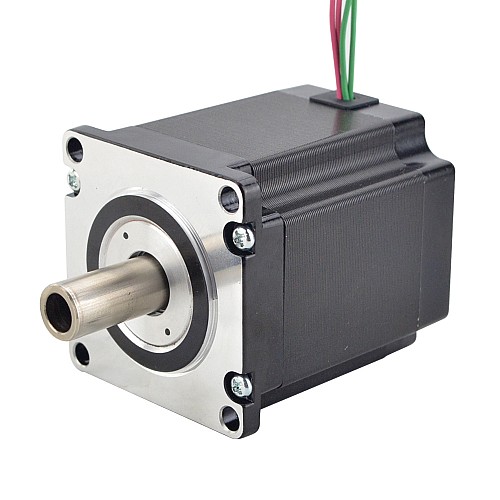Dual Shaft Nema 23 Hollow Shaft Stepper Motor Bipolar 1.45Nm(205.38oz.in) 2.0A 57x57x65mm - 23HS26-2004H | StepperOnline CA