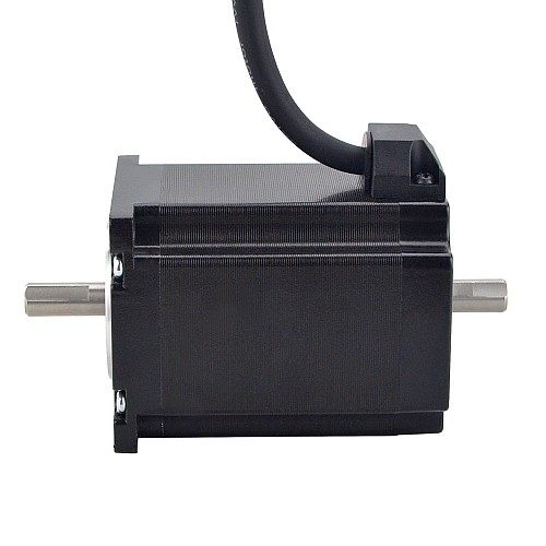 Nema 23 Stepper Motor 8mm Dual Shaft for Face Mask Machine & Respiratory Ventilator - 23HS30-2694D | StepperOnline CA