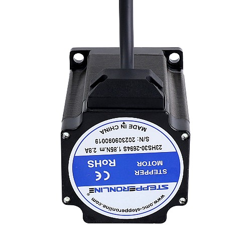 Nema 23 Bipolar 1.8deg 1.85Nm(261.98oz.in) 2.8A 57x57x76mm 4 Wires - 23HS30-2694S | StepperOnline CA