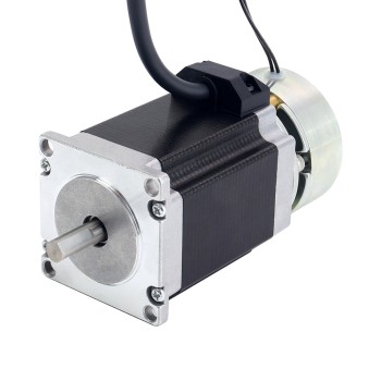Nema 23 Stepper 1.9Nm(269oz.in) w/ Brake Friction Torque 2.0Nm(283oz.in)