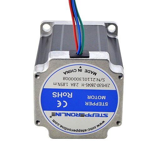 Nema 23 High Temp Stepper Motor 1.85Nm(261.98oz.in) Insulation Class H 180C - 23HS30-2804S-H | StepperOnline CA Nema 23 High Temp Stepper Motor 1.85Nm(261.98oz.in) Insulation Class H 180C - 23HS30-2804S-H | StepperOnline CA