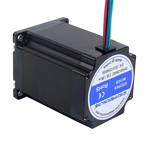 Nema 23 Bipolar 1.9Nm(269.06oz.in)  2.8A 57x57x76mm 4 Wires Φ8mm Shaft - 23HS30-2804S2  | StepperOnline CA