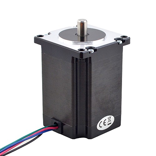 Short Shaft Nema 23 Bipolar 1.89Nm(267.65oz.in) 2.9A 57x57x76.5mm 4 Wires - 23HS30-2904S | StepperOnline CA Short Shaft Nema 23 Bipolar 1.89Nm(267.65oz.in) 2.9A 57x57x76.5mm 4 Wires - 23HS30-2904S | StepperOnline CA
