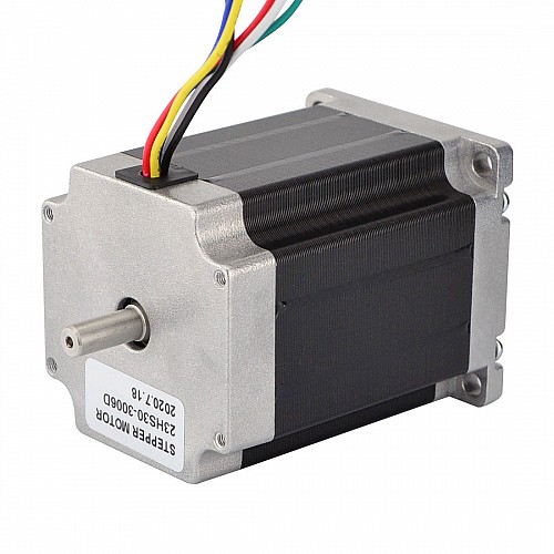 Dual Shaft Nema 23 Unipolar 1.8deg 1.35Nm(191.2oz.in) 3A 57x57x76mm 6 Wires - 23HS30-3006D | StepperOnline CA