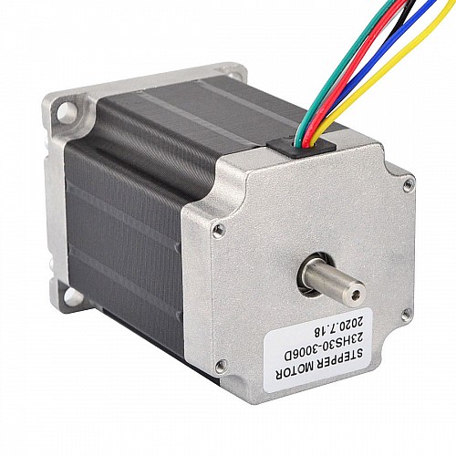 Dual Shaft Nema 23 Unipolar 1.8deg 1.35Nm(191.2oz.in) 3A 57x57x76mm 6 Wires - 23HS30-3006D | StepperOnline CA