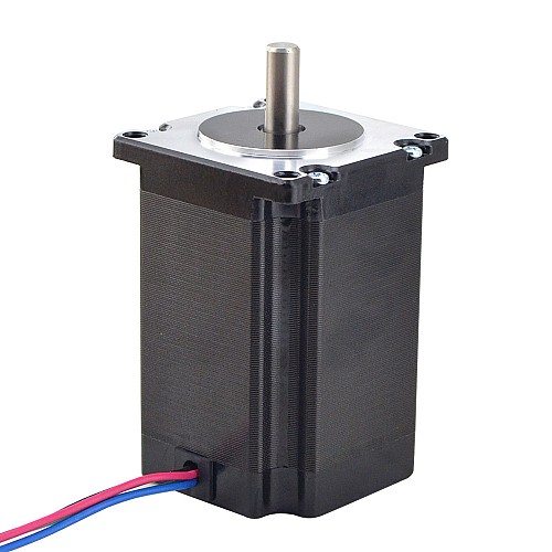 Nema 23 Stepper Motor 2.4Nm(339.87oz.in) 4A 57x57x82mm 8mm Shaft 4 Wires - 23HS32-4004S | StepperOnline CA Nema 23 Stepper Motor 2.4Nm(339.87oz.in) 4A 57x57x82mm 8mm Shaft 4 Wires - 23HS32-4004S | StepperOnline CA